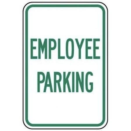 Accuform TRAFFIC SIGN EMPLOYEE PARKING 18 in  X FRP360RA